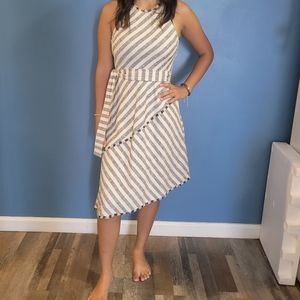 Petite Banana Republic Boho Blue & White